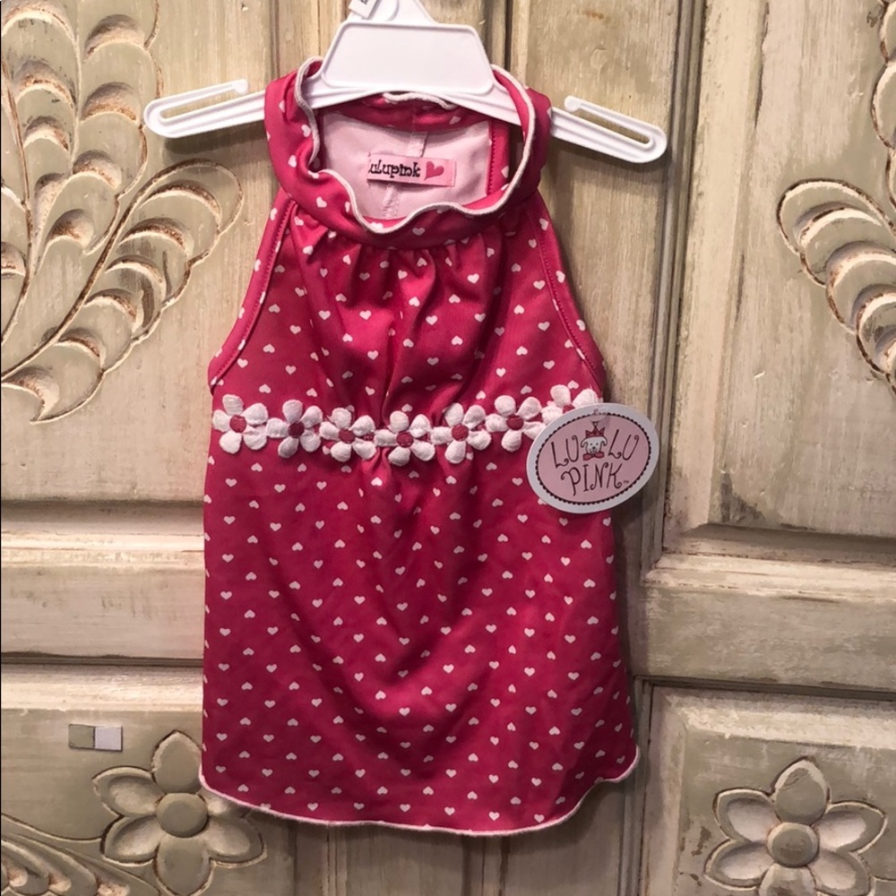 Pink dog dress